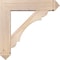 Ekena Millwork Olympic Arts and Crafts Smooth Bracket w/ Offset Brace, Douglas Fir, 7 1/2"W x 32"D x 32"H BKT0806X32X32OLY03SDF - alternate 3
